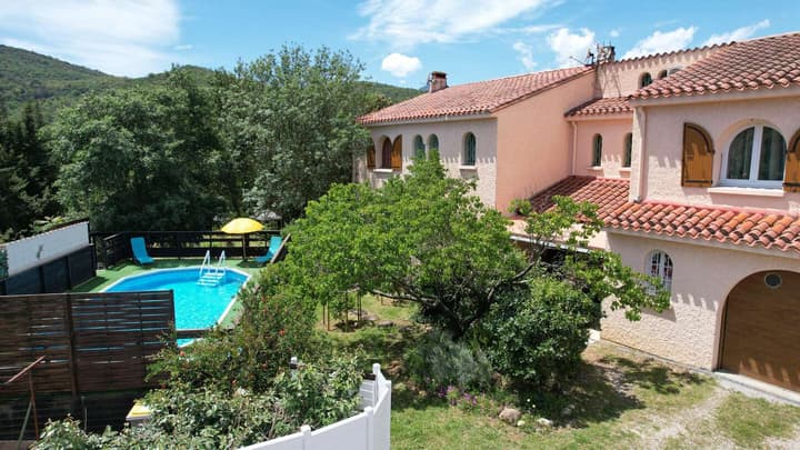 La maison vue du ciel